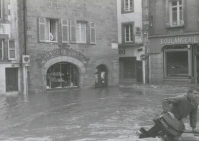 Place Hervo à Quimperlé en 1995 © A. Podeur