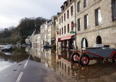 Quai Brizeux à Quimperlé, décembre 2013 © B. Thomas
