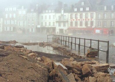 Quai surcouf à Quimperlé, décembre 2000 © Ville de Quimperlé