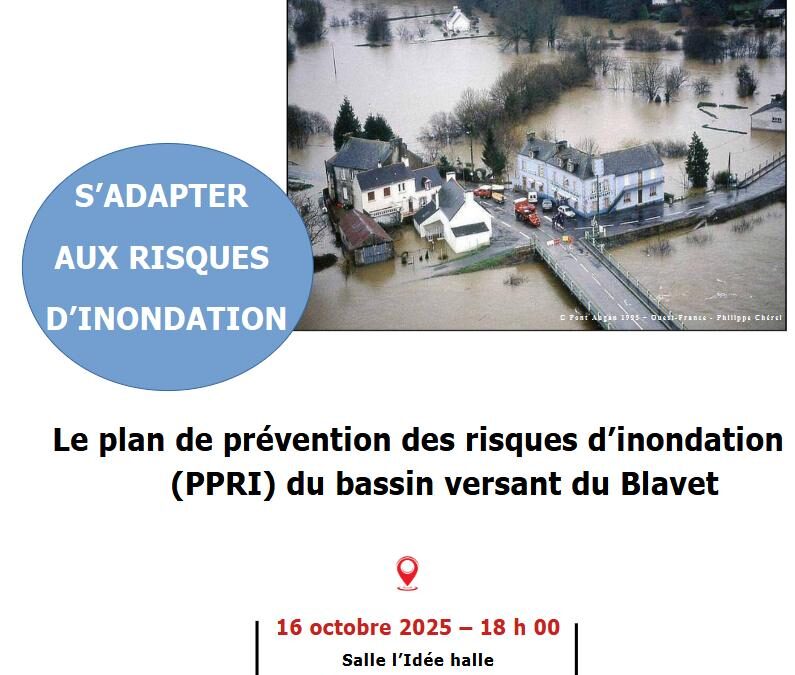 Réunion publique – PPRI du Blavet Morbihannais